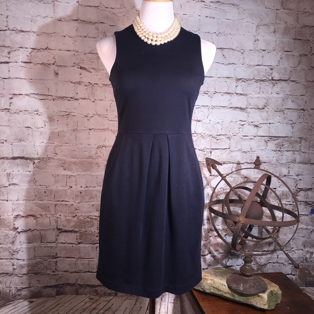 J. Crew Navy Sheath